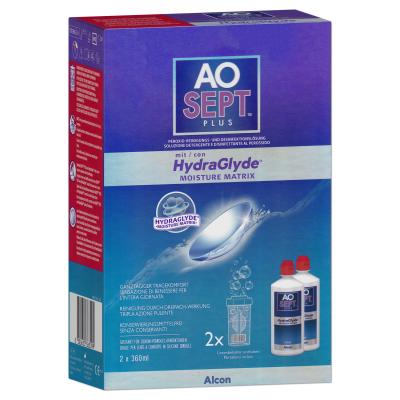 AOSept Plus mit HydraGlyde Doppelpack