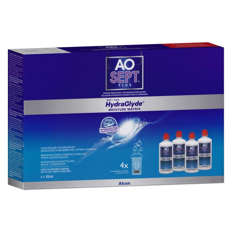 AOSept Plus mit HydraGlyde Viererpack