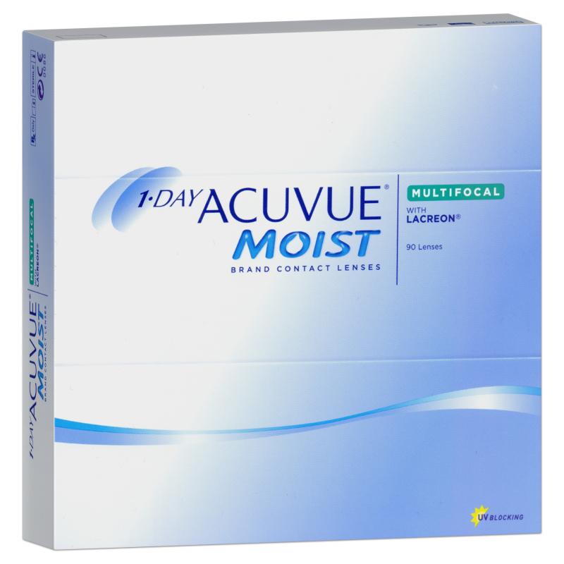 1-Day Acuvue Moist Multifocal | 90 Linsen | Addition HIGH(MAX ADD+2,50)