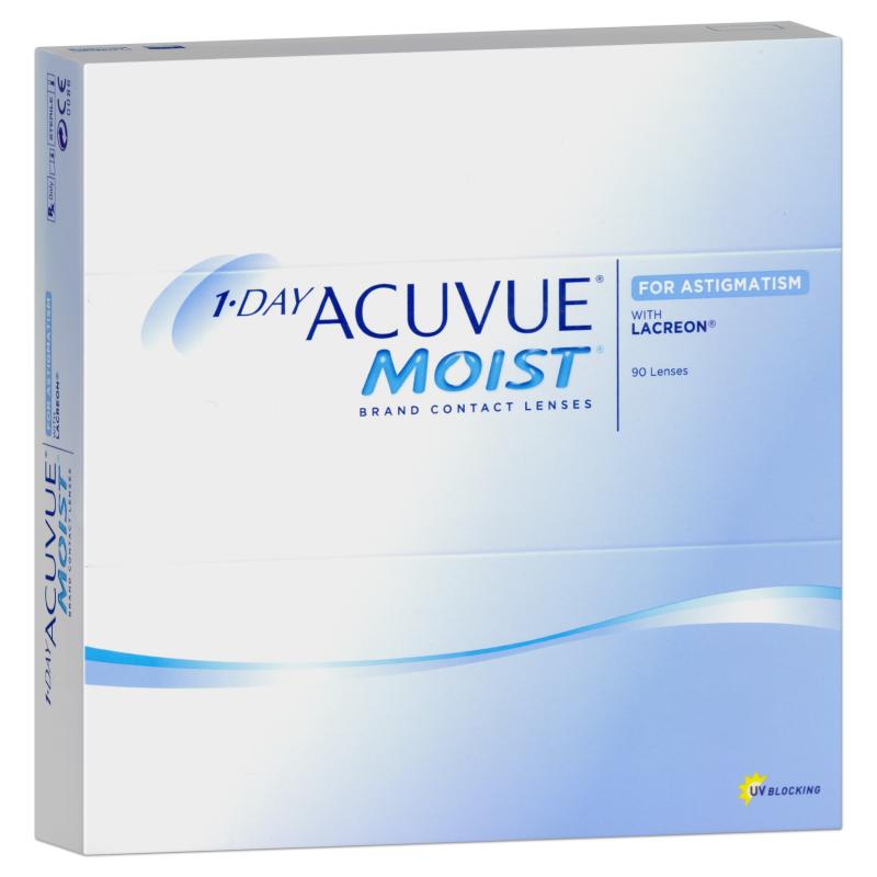 1-Day Acuvue Moist for Astigmatism (Toric) | 90 Linsen