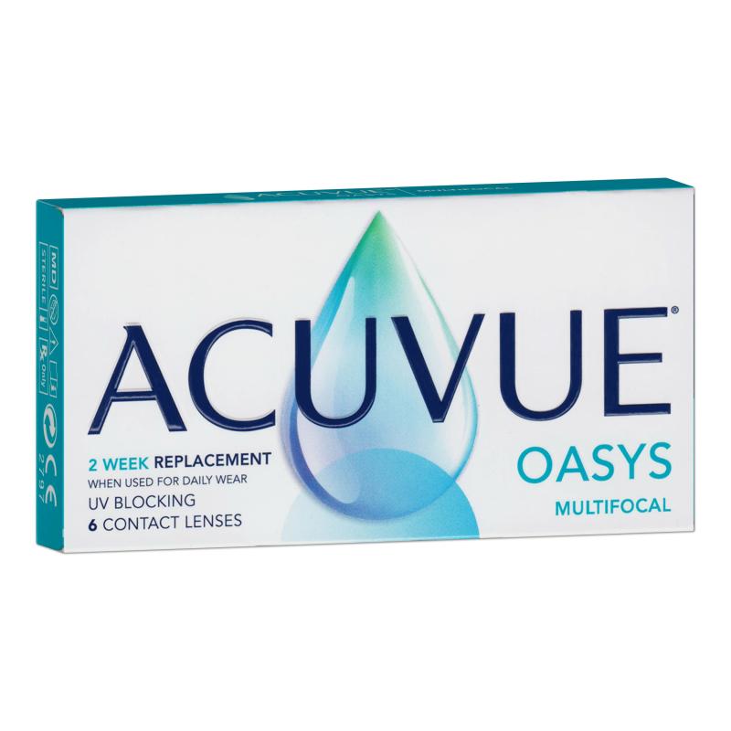 Acuvue Oasys Multifocal | 6 Linsen | Addition Mid: +1.50 bis +1.75