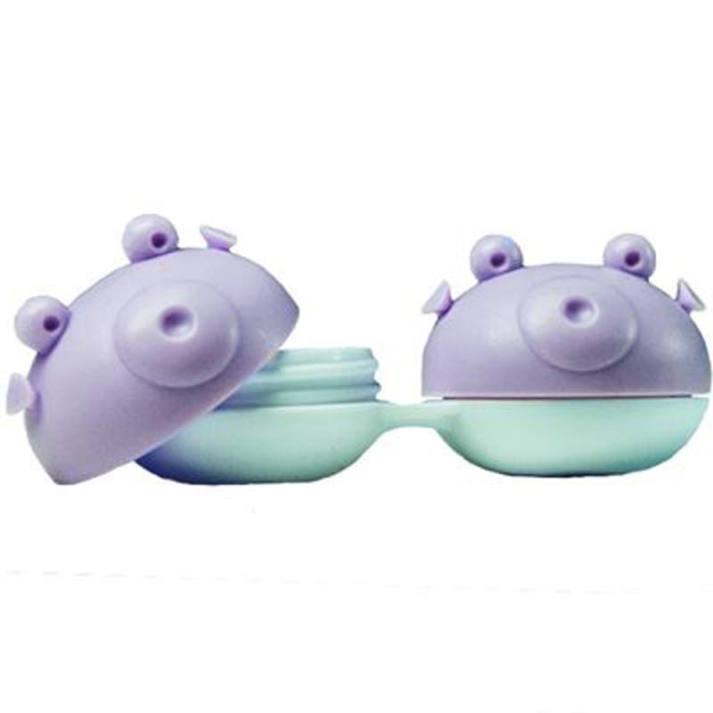 Kontaktlinsenbeh&auml;lter Fisch lila