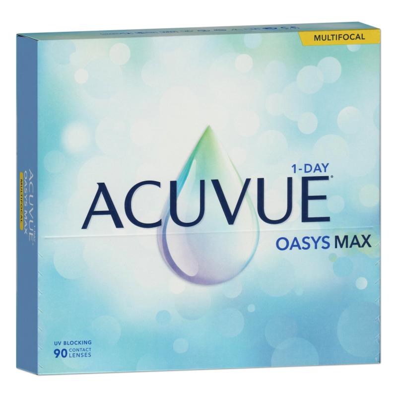 Acuvue Oasys MAX 1-Day Multifocal | 90 Linsen | Addition LOW(MAX ADD+1,25)